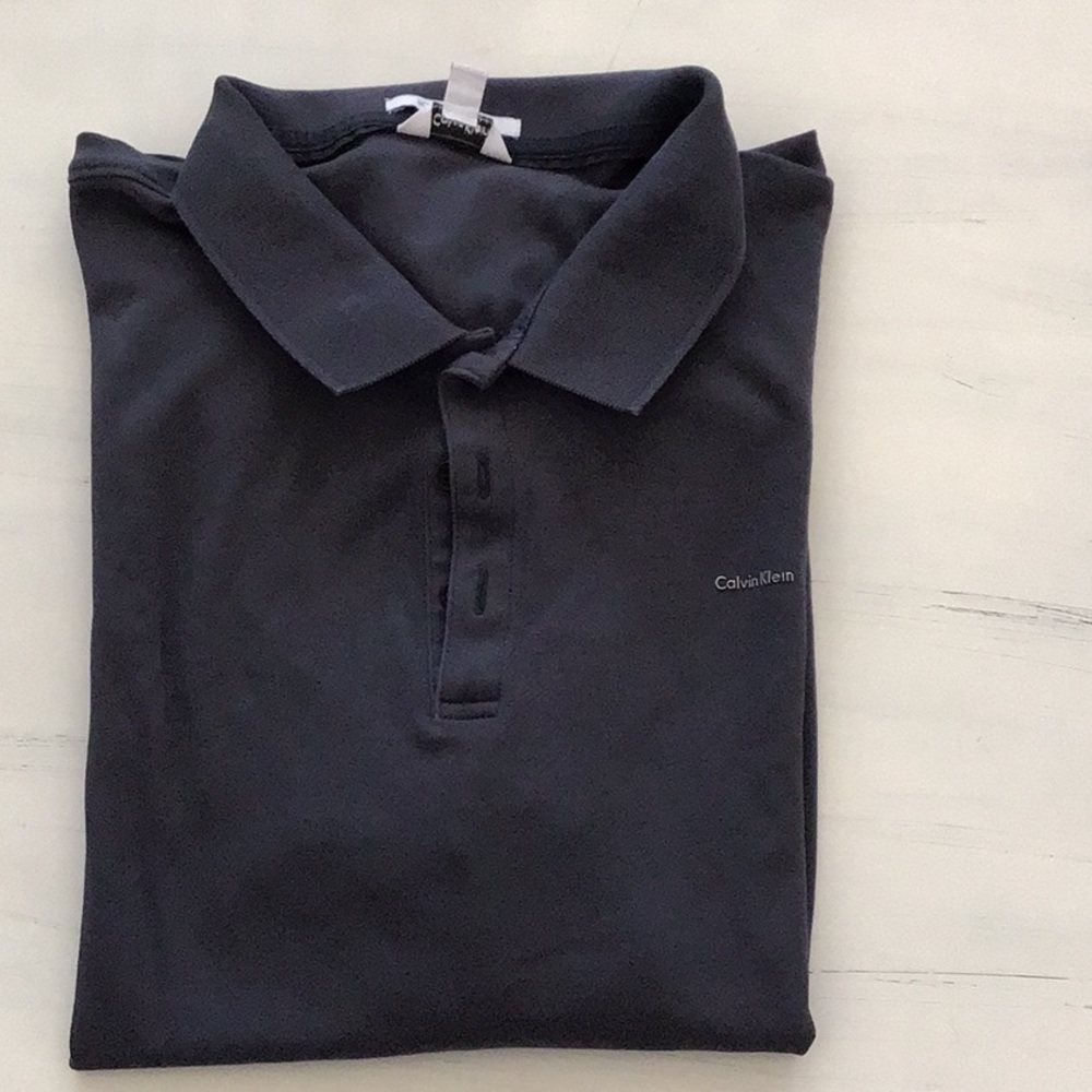 Calvin Klein liquid cotton xl polo shirt